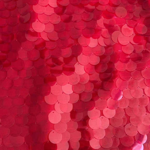 Reformation Carla Red Sequin Mini Skirt - Picture 7 of 11